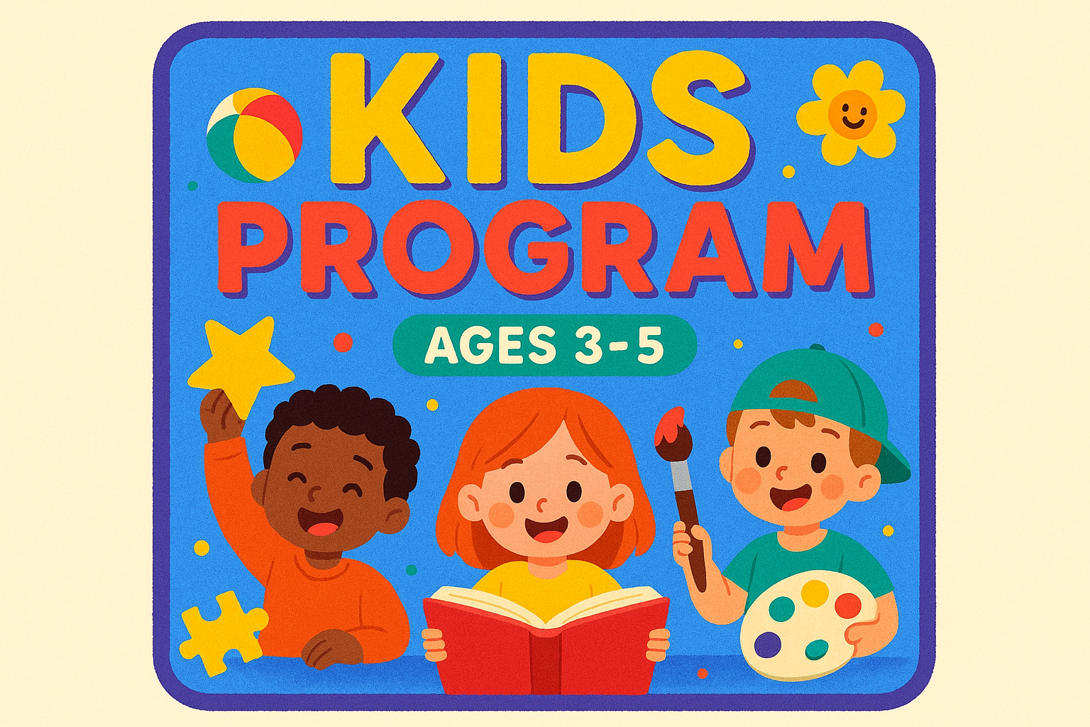 Informal Program for Kids Aged 3-5: Encouraging Growth Through Play