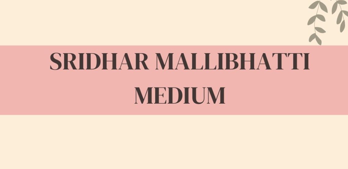 Top Tech Posts by Sridhar Mallibhatti on Medium