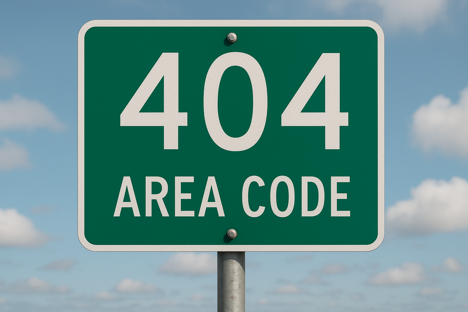 404 Area Code: