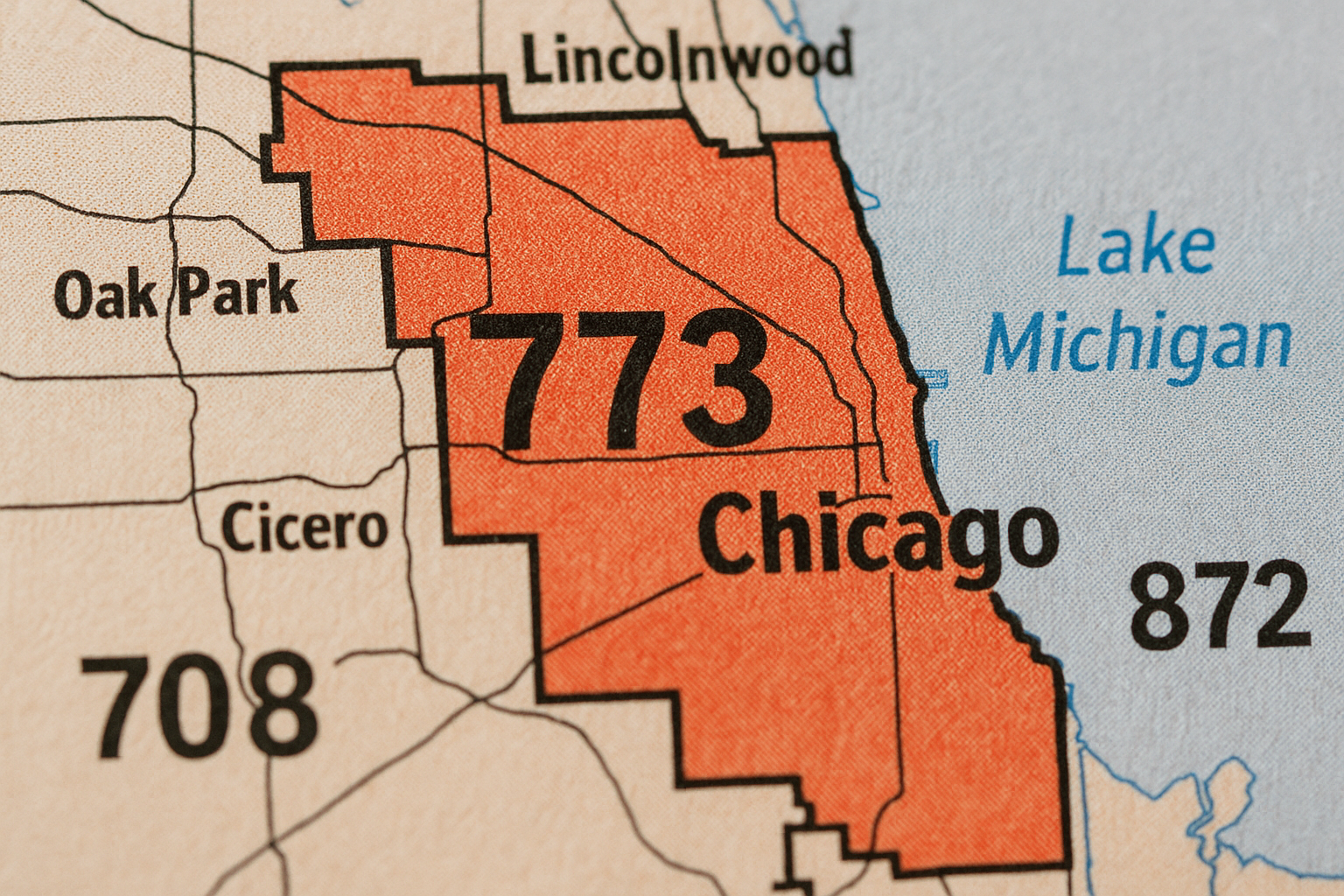 location of area code 773
